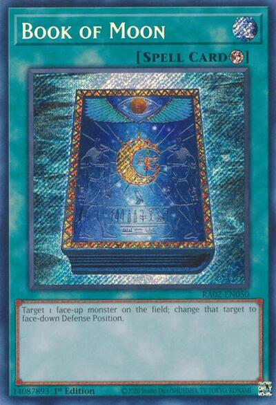 Book of Moon (Secret Rare) (RA02-EN050) [25th Anniversary Rarity Collection II]