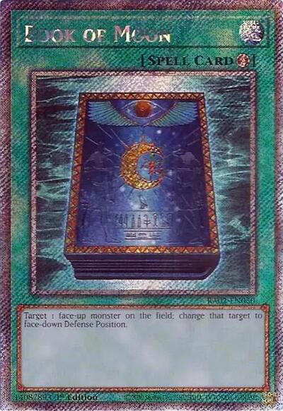 Book of Moon (Platinum Secret Rare) (RA02-EN050) [25th Anniversary Rarity Collection II]