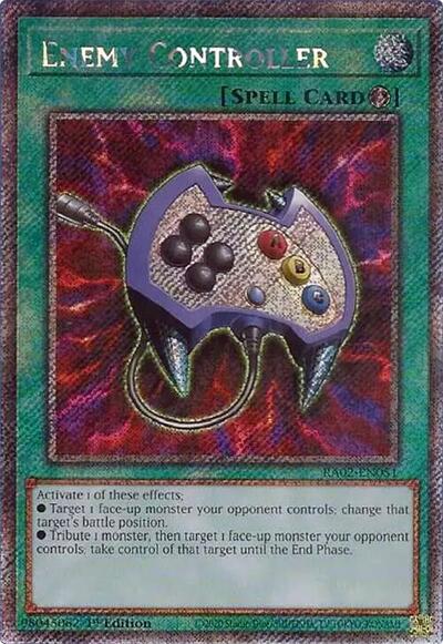 Enemy Controller (Platinum Secret Rare) (RA02-EN051) [25th Anniversary Rarity Collection II]