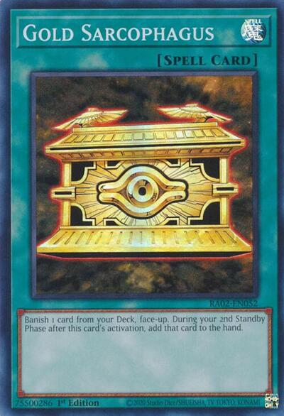 Gold Sarcophagus (RA02-EN052) [25th Anniversary Rarity Collection II]