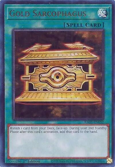 Gold Sarcophagus (UR) (RA02-EN052) [25th Anniversary Rarity Collection II]