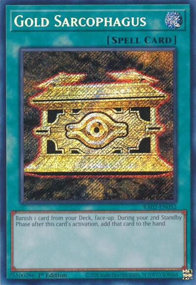 Gold Sarcophagus (Secret Rare) (RA02-EN052) [25th Anniversary Rarity Collection II]