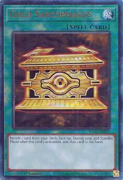 Gold Sarcophagus (PUR) (RA02-EN052) [25th Anniversary Rarity Collection II]