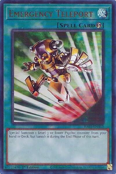 Emergency Teleport (UR) (RA02-EN053) [25th Anniversary Rarity Collection II]