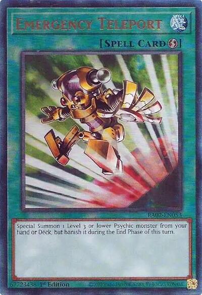 Emergency Teleport (PUR) (RA02-EN053) [25th Anniversary Rarity Collection II]