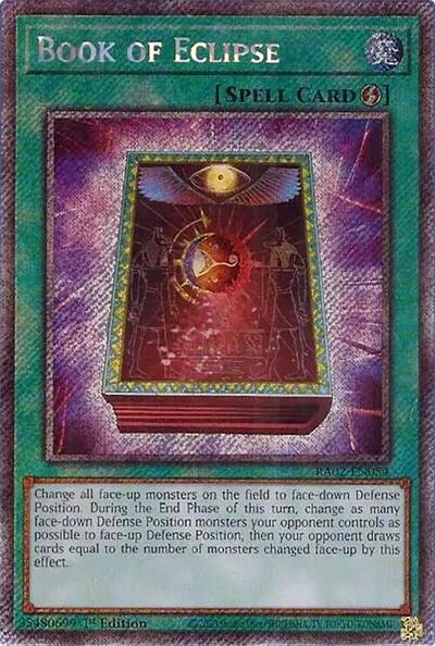 Book of Eclipse (Platinum Secret Rare) (RA02-EN054) [25th Anniversary Rarity Collection II]
