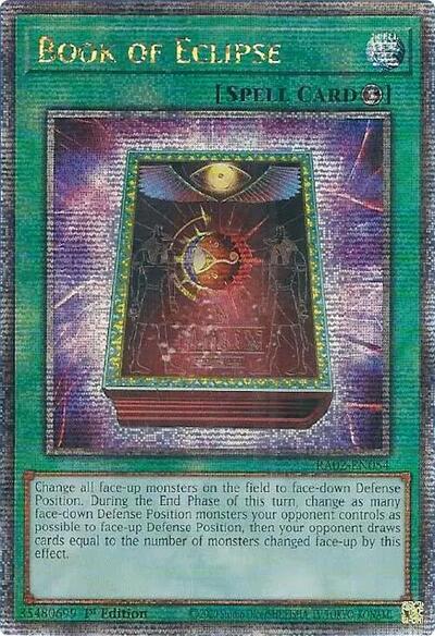 Book of Eclipse (Quarter Century Secret Rare) (RA02-EN054) [25th Anniversary Rarity Collection II]
