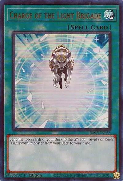 Charge of the Light Brigade (UR) (RA02-EN055) [25th Anniversary Rarity Collection II]