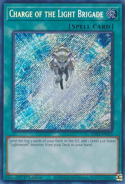 Charge of the Light Brigade (Secret Rare) (RA02-EN055) [25th Anniversary Rarity Collection II]