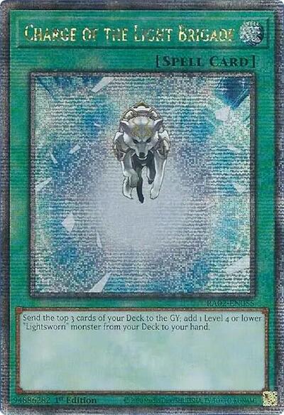 Charge of the Light Brigade (Quarter Century Secret Rare) (RA02-EN055) [25th Anniversary Rarity Collection II]