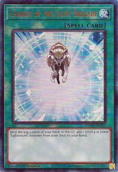 Charge of the Light Brigade (PUR) (RA02-EN055) [25th Anniversary Rarity Collection II]