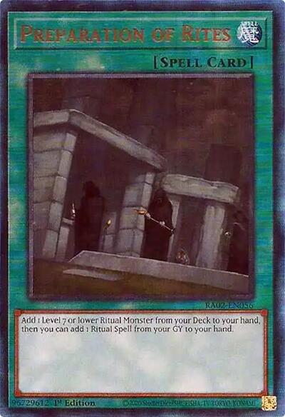 Preparation of Rites (PUR) (RA02-EN056) [25th Anniversary Rarity Collection II]