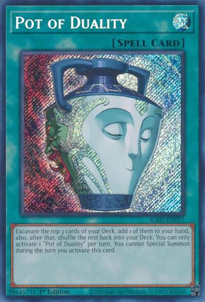 Pot of Duality (Secret Rare) (RA02-EN057) [25th Anniversary Rarity Collection II]