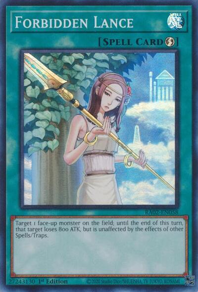 Forbidden Lance (RA02-EN058) [25th Anniversary Rarity Collection II]