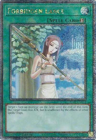 Forbidden Lance (Quarter Century Secret Rare) (RA02-EN058) [25th Anniversary Rarity Collection II]