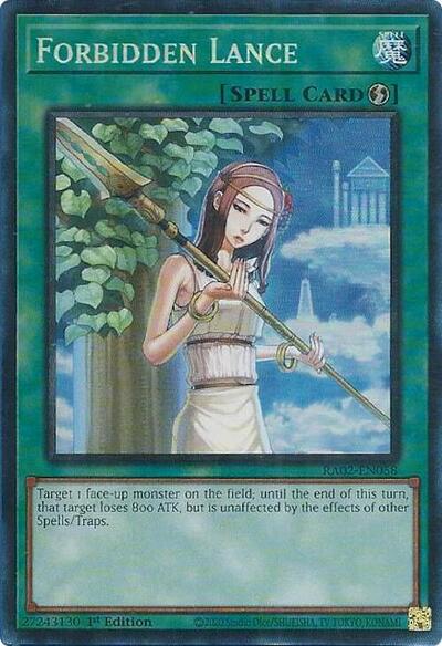 Forbidden Lance (PCR) (RA02-EN058) [25th Anniversary Rarity Collection II]