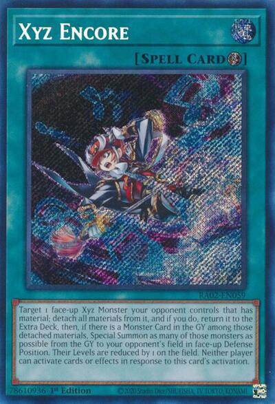 Xyz Encore (Secret Rare) (RA02-EN059) [25th Anniversary Rarity Collection II]