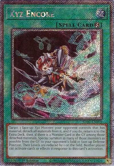 Xyz Encore (Platinum Secret Rare) (RA02-EN059) [25th Anniversary Rarity Collection II]