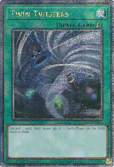 Twin Twisters (Quarter Century Secret Rare) (RA02-EN060) [25th Anniversary Rarity Collection II]