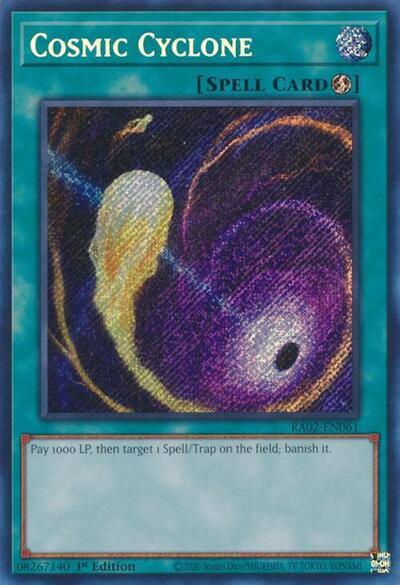 Cosmic Cyclone (Secret Rare) (RA02-EN061) [25th Anniversary Rarity Collection II]