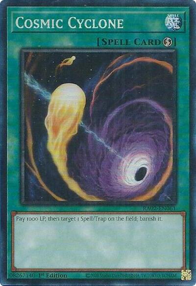 Cosmic Cyclone (PCR) (RA02-EN061) [25th Anniversary Rarity Collection II]