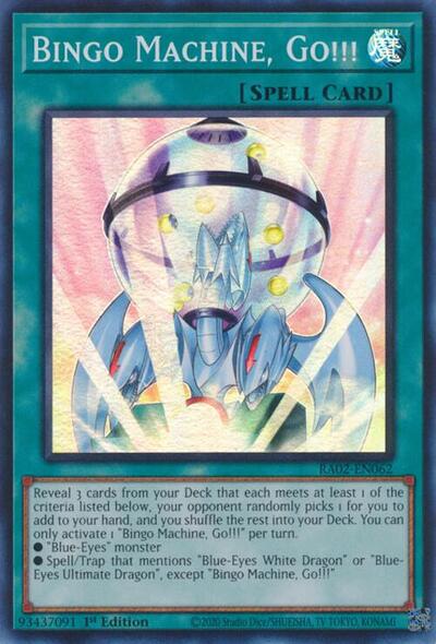 Bingo Machine, Go!!! (RA02-EN062) [25th Anniversary Rarity Collection II]