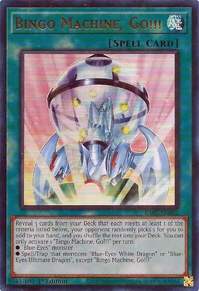 Bingo Machine, Go!!! (UR) (RA02-EN062) [25th Anniversary Rarity Collection II]