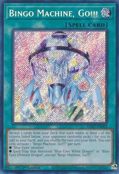 Bingo Machine, Go!!! (Secret Rare) (RA02-EN062) [25th Anniversary Rarity Collection II]