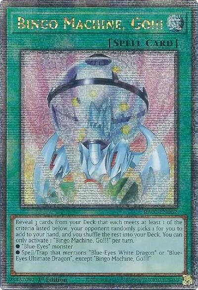 Bingo Machine, Go!!! (Quarter Century Secret Rare) (RA02-EN062) [25th Anniversary Rarity Collection II]