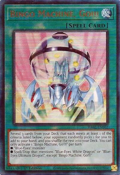 Bingo Machine, Go!!! (PUR) (RA02-EN062) [25th Anniversary Rarity Collection II]