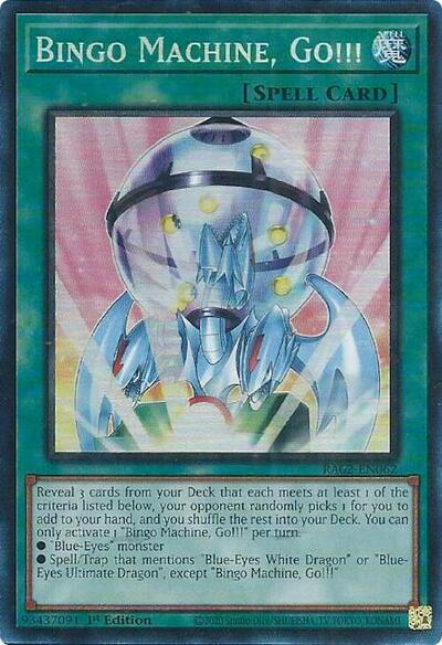 Bingo Machine, Go!!! (PCR) (RA02-EN062) [25th Anniversary Rarity Collection II]