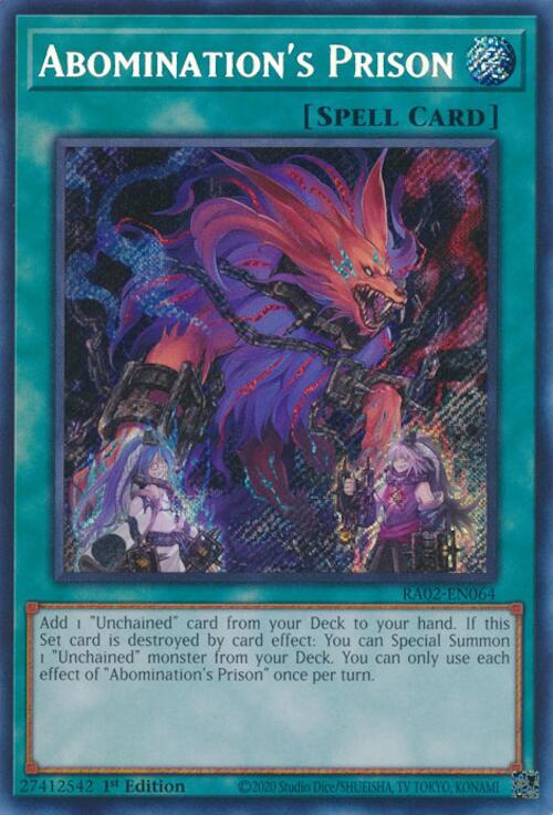 Abomination's Prison (Secret Rare) (RA02-EN064) [25th Anniversary Rarity Collection II]