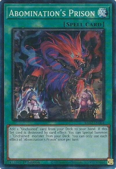 Abomination's Prison (PCR) (RA02-EN064) [25th Anniversary Rarity Collection II]