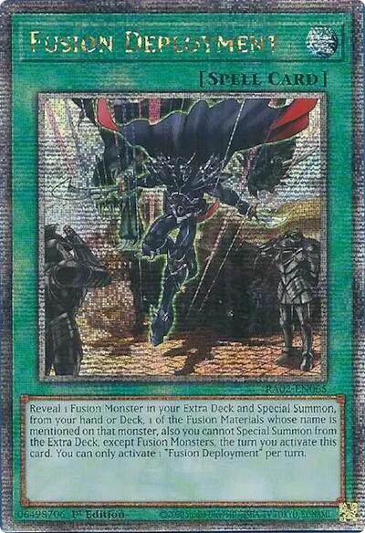 Fusion Deployment (Quarter Century Secret Rare) (RA02-EN065) [25th Anniversary Rarity Collection II]