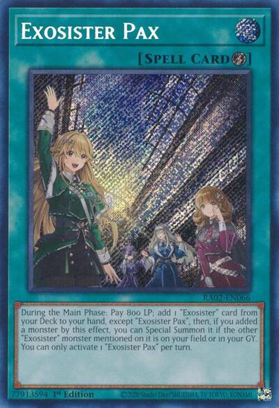 Exosister Pax (Secret Rare) (RA02-EN066) [25th Anniversary Rarity Collection II]