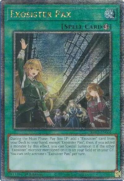 Exosister Pax (Quarter Century Secret Rare) (RA02-EN066) [25th Anniversary Rarity Collection II]
