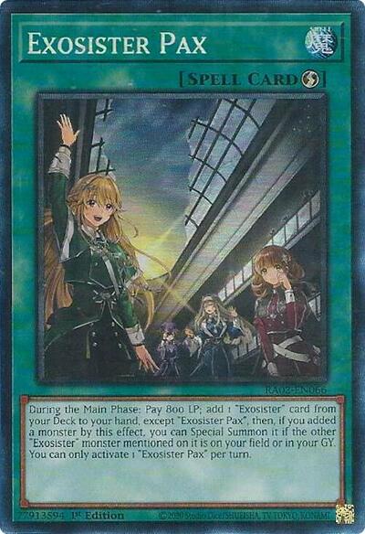 Exosister Pax (PCR) (RA02-EN066) [25th Anniversary Rarity Collection II]