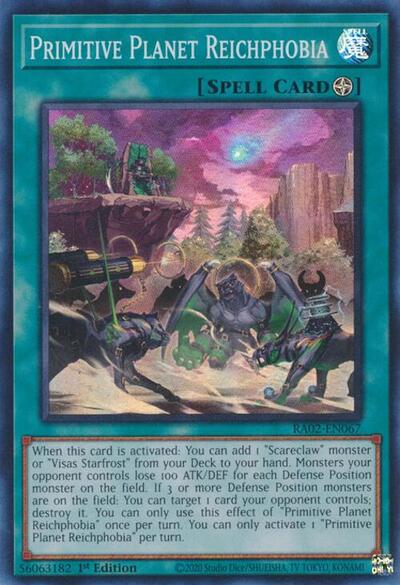 Primitive Planet Reichphobia (RA02-EN067) [25th Anniversary Rarity Collection II]
