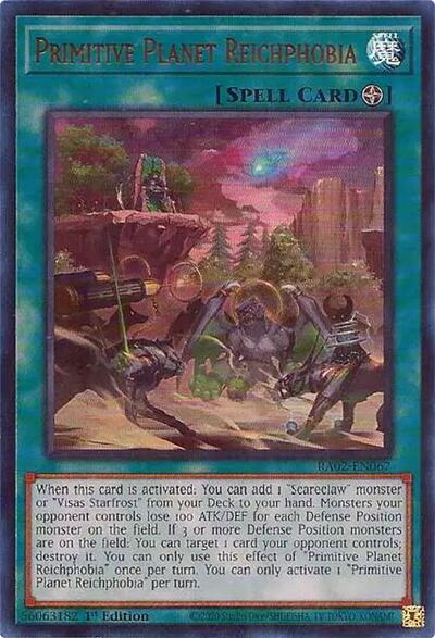 Primitive Planet Reichphobia (UR) (RA02-EN067) [25th Anniversary Rarity Collection II]