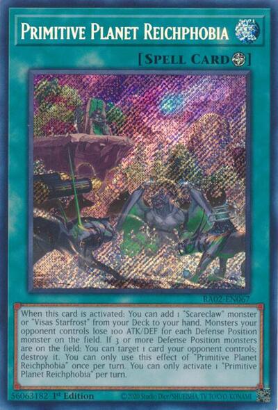 Primitive Planet Reichphobia (Secret Rare) (RA02-EN067) [25th Anniversary Rarity Collection II]