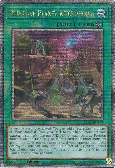 Primitive Planet Reichphobia (Quarter Century Secret Rare) (RA02-EN067) [25th Anniversary Rarity Collection II]