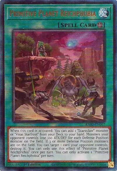 Primitive Planet Reichphobia (PUR) (RA02-EN067) [25th Anniversary Rarity Collection II]