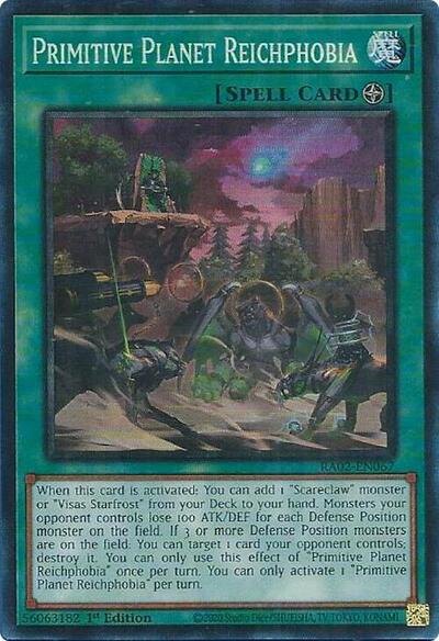 Primitive Planet Reichphobia (PCR) (RA02-EN067) [25th Anniversary Rarity Collection II]