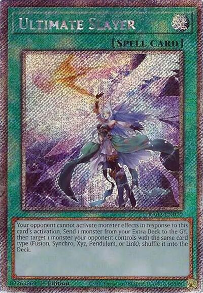 Ultimate Slayer (Platinum Secret Rare) (RA02-EN070) [25th Anniversary Rarity Collection II]