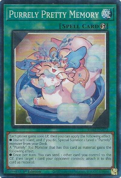 Purrely Pretty Memory (PCR) (RA02-EN072) [25th Anniversary Rarity Collection II]