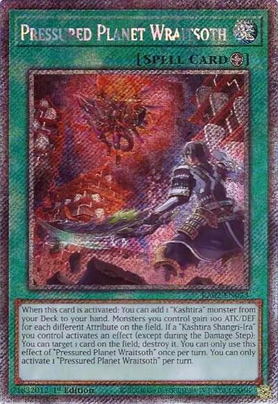 Pressured Planet Wraitsoth (Platinum Secret Rare) (RA02-EN073) [25th Anniversary Rarity Collection II]