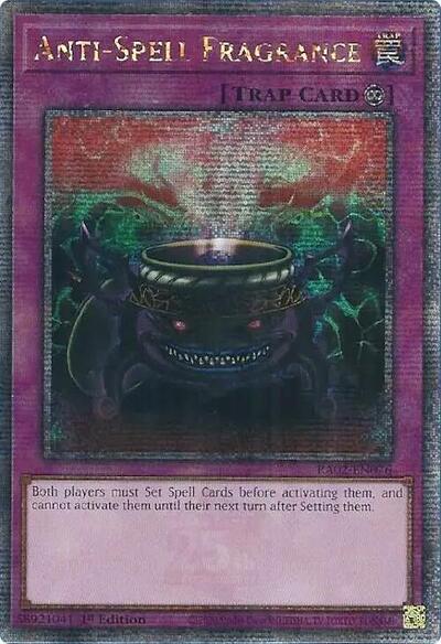 Anti-Spell Fragrance (Quarter Century Secret Rare) (RA02-EN076) [25th Anniversary Rarity Collection II]