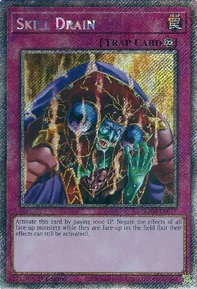 Skill Drain (Platinum Secret Rare) (RA02-EN077) [25th Anniversary Rarity Collection II]