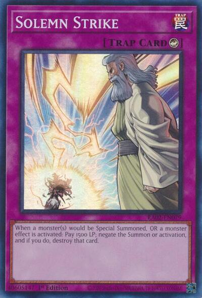 Solemn Strike (RA02-EN079) [25th Anniversary Rarity Collection II]