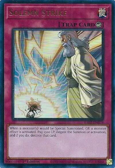 Solemn Strike (UR) (RA02-EN079) [25th Anniversary Rarity Collection II]